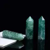 Natural Verde Fluorite Áspero Energia Energia Torre Artes Ornamento Mineral Cura Varinhas Reiki Habilidade Raw Quartz Pilares