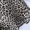 BLSQR Fashion Leopard Print Losse Blouses Dames Vintage Lange Mouw Button-Up Vrouwelijke Shirts Blusas Chic Tops 210430