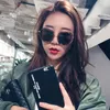 big frame Square Retro Sunglasses women 2021 Korea Style Cat Eye Ins fashion hipster Brand Designer UV400