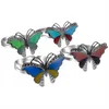 Temperature Sensing butterfly ring band animal Changing Color Charm Mood Rings Children girls fashion jewelry gift