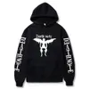 Janpanese Death Note Gedruckt Hoodies Hip Hop Streetwear Männer Frauen Anime Mit Kapuze Sweatshirt Pullover Hoodie Y0803