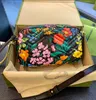 Модные сумки для мессенджера с красочным цветочным принтом дешевые оптовые дизайнерские дизайнерские