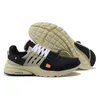 OW X Nike Air Presto VaporMax 2018 Mens de mulheres Correndo Tênis O Ten Ow 2.0 Ultra BR TP QS Preto Designer Casual Outdoor Coxim Almofada Huarache Mulheres Homens Treinador