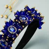 Luxury Crystal Headband for Girl Elegant Hand Made Rhinestone Beaded Hairband Bridal Wedding Hair Accessories