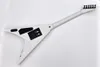 Factory Custom White Electric Guitar with Red Stickersdouble Rock Bridgerosewood Fretboard Black Hardwarescan Be anpassas3109912