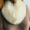 Kvinnor Winter Faux Fur Collar Neck Warmer Scarf Wrap Shrug Bröllop Afton Party H0923