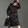 Article de vente Prix spécial Lien Vestes rembourrées Oversize Loose Hooded Long Parkas Warm Casual Contour 210913