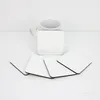 Sublimação Square Cup tapete em branco cortiça madeira isolamento térmico coaster material MDF material doméstico festa festa favor 9.5 * 9.5cm t2i51977