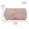 Sticked Wool Cross Sports Headband Ear Protection Headgear Handgjorda fluffiga tillbehör Varm corduroy pannband1267469