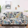 Bloemen Sofa Protector Sofa Covers voor Woonkamer Elastische Stretch Slipcover Sectional Corner Sofa Covers 1/2/3 / 4-SEABER 211102