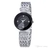 Femmes diamant or couronne montre luxueux mode Quartz vêtements montres dames robe strass coupe surface montre-bracelet