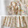 Dziewczyny Kwiatowe Suknie 2021 Lato Koreańska wersja Dziewczynka Księżniczka Dress Dress Kid Odzież