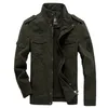 Bomull Militärjacka Män Höst Soldat MA-1 Style Army Jackor Male Brand Slothing Mens Bomber Jackor Plus Size M-6XL 211105