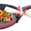 Köksklämma Multifunktionella Gadgets Rostfritt Stål Pot Rack Anti- Hand Ware Bracket Fixed Tool 210423