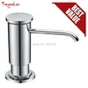 Bagnolux F048C de Alta Qualidade Deck Montado Sofilo Soap Dispenser Chrome Incluído Bomba Plástica Cabeça PE Clear Garrafa 211206