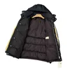 Piumino da uomo DesignerFamous Luxury Men Goose Down Jackets North Winter Coat Strisce riflettenti Pane Classic V9MF