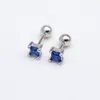 Amethyst Citrine Garnet Peridot Topaz Ruby Emerald Sapphire Stud Earrings Gemstones 925 Sterling Silver Earrings For Women 757 Z2