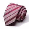 Hommes cravate classique couleur unie rayure fleur Floral 7.5 cm Jacquard cravate accessoires tenue quotidienne Cravat fête de mariage cadeau