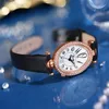 Wristwatches Gaiety Brand Women Leather Oval Watches Crystal Fashion Ladies Wristwatch Quartz Drop GiftWristwatches WristwatchesWristwatches