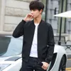 New jacket 2021 Thin Slim Men's Casual Long Sleeve Men's Casual Jacket Polyester Autumn Fashion zipper jacket JK19074 X0621