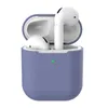 Airpods 용 15 색 이어폰 케이스 2 실리콘 블루투스 헤드폰 커버 이어폰 360도 보호용 헤드폰 쉘 액세서리