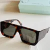 Gafas de sol de diseñador para hombres OW40018U O ff la última tendencia de moda estilo de todos los partidos, herramientas cuadradas resistentes, sensación de hoja súper gruesa, gafas de sol con personalidad