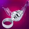 Toys NXY ANAL Plug metal per donne stimolatori clitoride Massager Sex Toys Dildo per adulti Coppia gay in acciaio inossidabile Ana7084576