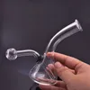 Toptan Sigara Seyahat Cam Yağ Burner Bongs Mini Cep Ucuz Su Dab Rig Bong Boru Tütün Kuru Herb Bowl