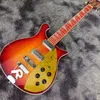 Anpassad 12 String Model 620 Guitar Cherry Sunburst 21 FRETS One Piece Body Two Toaster Ric Signature Guitar7326269