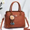 tote bag lady handbag women beach bags designer purse 2021 fashion pocket pu leather purses shopping pockets 6colors with Bow