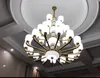 Grande lampadario per edificio duplex Lampadario cinese per soggiorno hotel di lusso villa edificio lampada tromba delle scale Lampadari lunghi