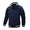 Primavera hombres blanco chaqueta casual moda cortavientos bombardero chaqueta hombres abrigo militar al aire libre ropa deportiva chaqueta hombres 210818