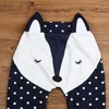 Fox Baby Jongens Broek Polka Dot Pasgeboren PP slipje Grijze Navy Bebe Kleding Broek Katoen Been Warmer Meisje Panty Underpant 210413