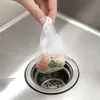 100Pcs Kitchen Sink Filter Hair Catcher Disposable Garbage Bag Drain Hole Mesh Trash Filter Bathroom Kitchen Rubbish Bags