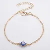 2021 Boheemse kralen enkellet armband voor vrouwen been ketting blauw kwaad oog hanger anklet zomer strand voet sieraden