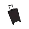 puede personalizar spinner maletas marrones equipaje de viaje hor flor impresión maleta baúl Lobag rueda universal lona equipaje rodante maletín baúl en relieve 20 pulgadas