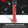 L-598 Profesyonel 9 W Bluetooth Karaoke Mikrofon Hoparlör Taşınabilir Kablosuz Mini Ev KTV Sing ve Müzik Oyun Partisi Perakende Kutusu Ile Yeni Yüksek Kalite