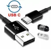 クイック充電器USB-Cケーブル1.2m 1.5m 2MタイプC USBケーブルSAMSUNG S8 S10 S20 NOTE 10 HTC LG Android Phone PC