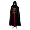 (I lager) stjärna cosplay darth revan kostym black cape uniform full uppsättning outfit anpassade made halloween kostymer y0913