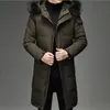 Jaqueta espessada masculina-30 inverno quente casaco 2022 nova moda masculina longo pato branco com capuz parkas plus size 5xl