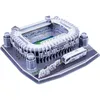 3d estéreo quebra-cabeça do futebol estádio do futebol do futebol do estádio de futebol do quebra-cabeça das crianças da colagem de DIY da colagem de DIY