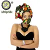 Ethnische Kleidung Afrikanische Kopfbedeckung in Frauen Haarschmuck Schal Kopf Turban Damen Hut Match Print Maske S20H020