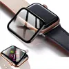 최신 3D 곡선 가장자리 PMMA 소프트 강화 유리 전체 커버 커버리지 필름 화면 보호기 Apple Watch 7 6 5 4 3 2 41mm 45mm 38mm 40mm 42mm 44mm