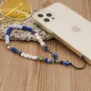 Link Chain Telefon Phone Breads for Mobile Charms List miłosny Acryl Mix Kolor koralika Smycze wisi Heise Jewerly7798908