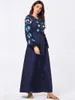 Ethnische Kleidung Plus Size Islamische Kleidung Muslimisches Maxikleid Kaftan Robe Pakistan Türkisch Türkei Dubai Stickerei Abayas Für Frauen Ethnisch