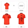 남자 폴로스 7 색 셔츠 사용자 지정 여름 스타일 유니섹스 상쾌 통기성 옷깃 반소매 인쇄 DIY 브랜드 텍스트