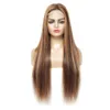 4x4 Straight Closure Wig P4/27 Highlight Lace Closure Human Hair Wigs 30 Inch Piano Color Lace Front Wig fro women