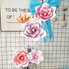 Duży Kwiat Magnolia Pe Flower Head Do Wedding Stage Tło Drogi Lead Home Decoration Layout Fake Flowers