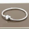 Top Quality 100% 925 bracciali in argento sterling per le donne gioielli fai da te Fit Pandora Charms perline serpente catena braccialetto regalo della signora con scatola originale