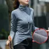 Herfst Winter Dames Pluche Thicken Hoge Neck Bodyed Blouse Shirt Vrouwelijke Lange Mouw Gouden Fluwelen Tops 4XL Femina Blusa XXL